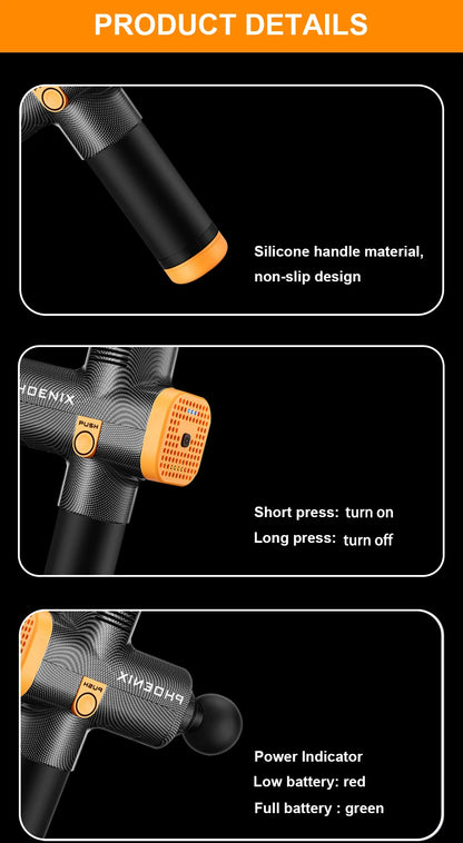 Phoenix A2 Deep Tissue Massage Gun